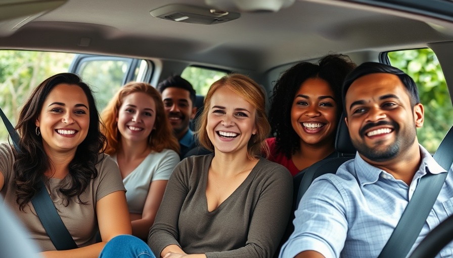 Group joyfully gathered inside vehicle, related to Israel Hamas peace deal.
