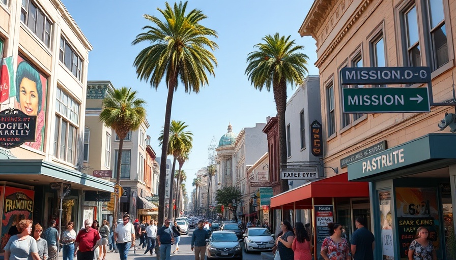 San Francisco local news: bustling Mission District street scene.