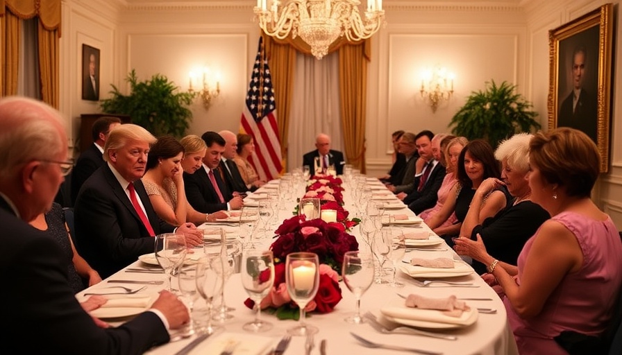 Trump Hosts Dinner for Wealthy Donors to White House Ballroom