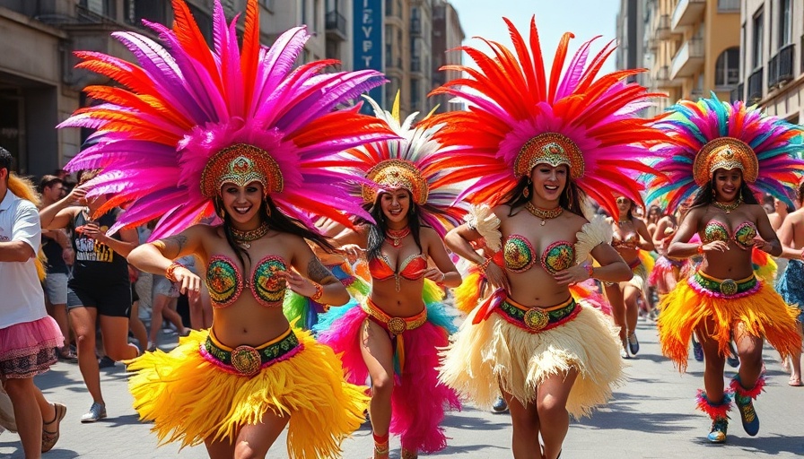 Festival dancers parade in colorful costumes at San Francisco street fairs 2025.