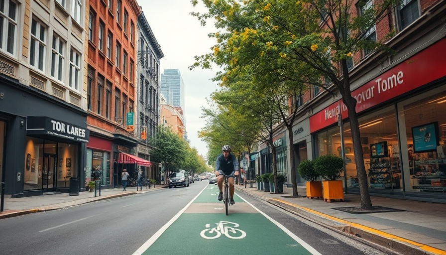 Valencia Street bike lane redesign showcasing urban cycling