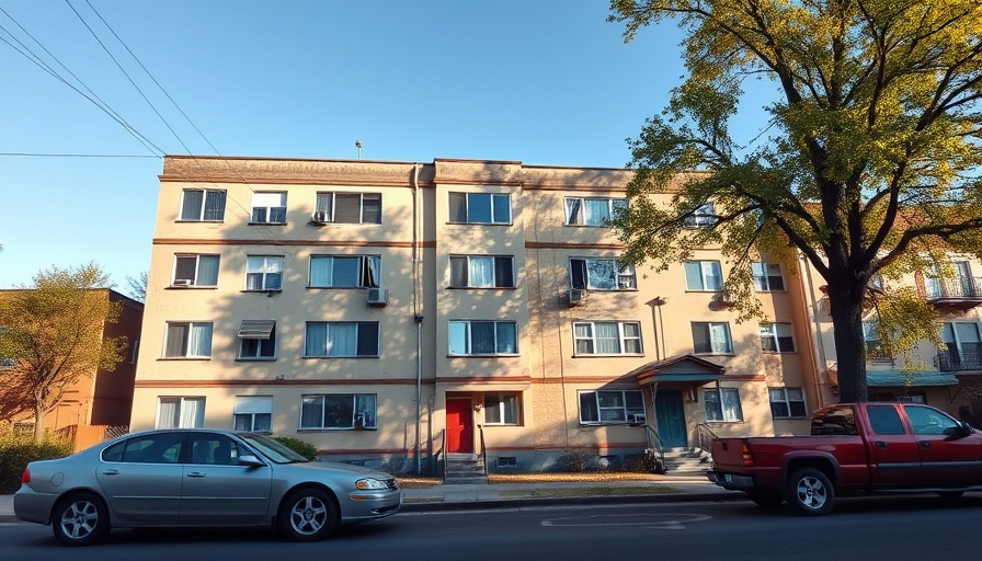 Apartment building depicting unsafe housing conditions in San Francisco