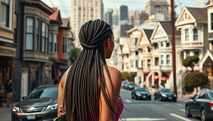 San Francisco local news scene with vibrant cityscape.