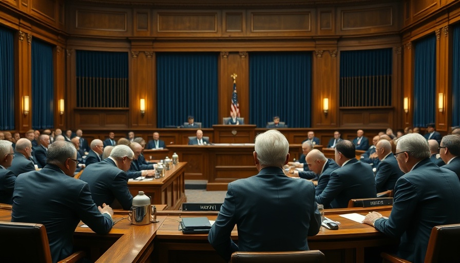 Government officials discuss Tax and Medicaid cuts in a formal meeting.
