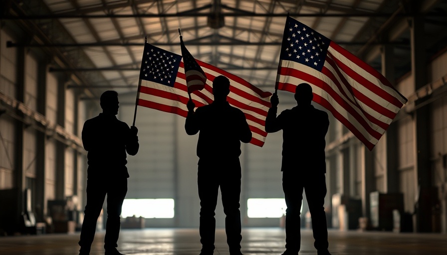 Silhouetted figures with flags indoors, Afrikaner Refugee Status theme