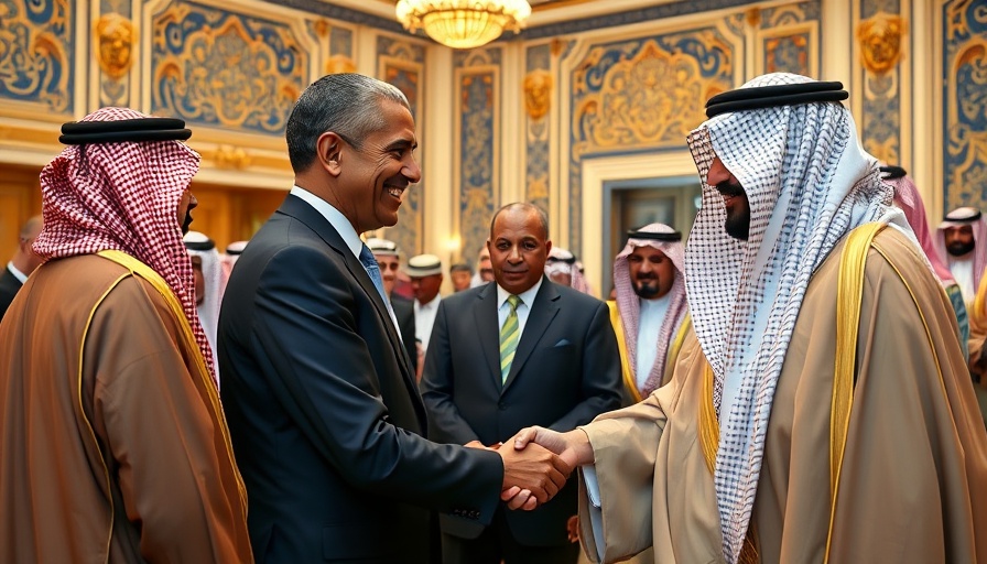 Trump’s visit to Saudi Arabia meeting in opulent hall.
