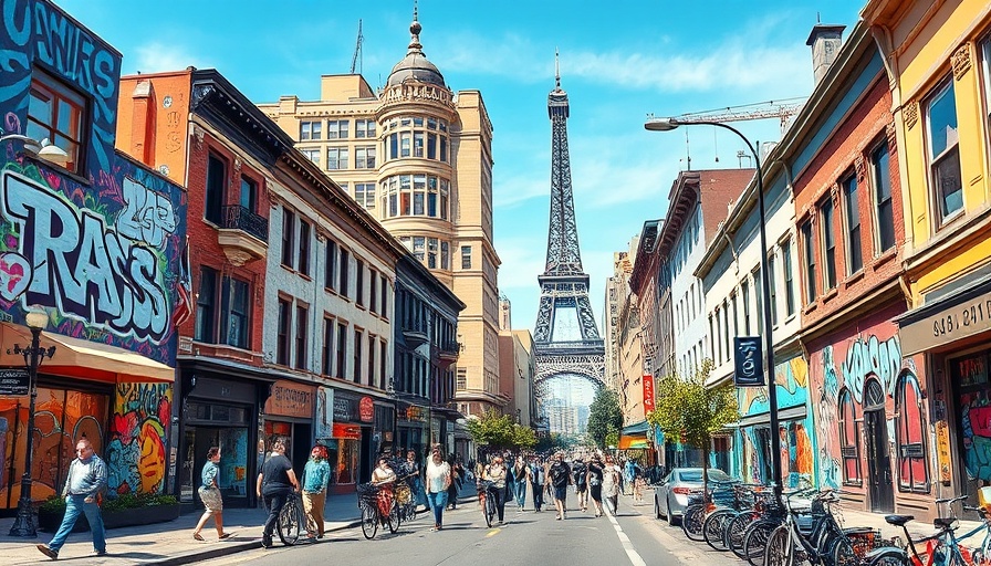 San Francisco local news: Colorful street scene with vibrant murals.
