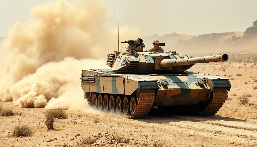 Israel expands ground operations in Gaza with military tank in desert
