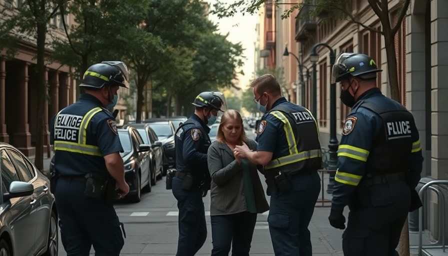 Emergency responders at a San Francisco street scene