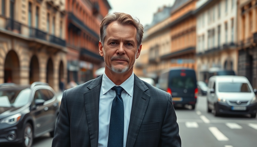 Middle-aged man in suit on city street, Justice Department Investigation Into Andrew Cuomo.