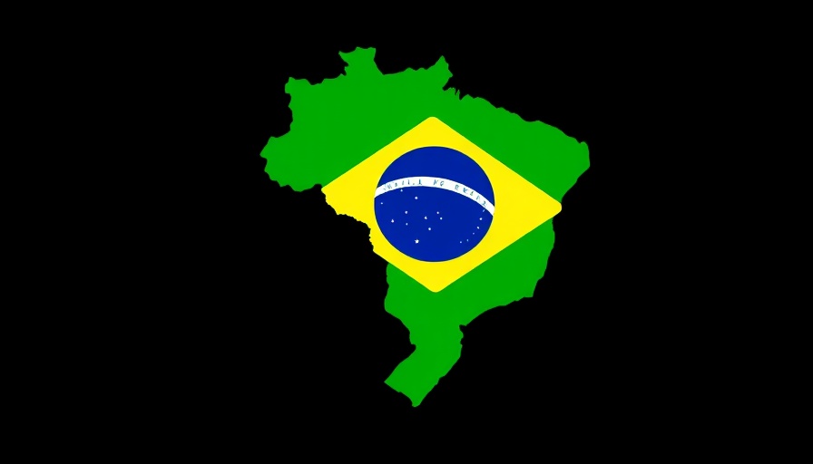 Russia spies in Brazil concept with map silhouette and flag overlay.
