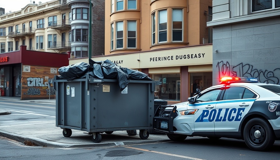 Urban street with police vehicle in San Francisco local news.
