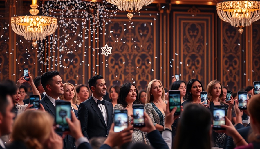 Vietnam Trump Golf Complex event with people on stage and confetti.