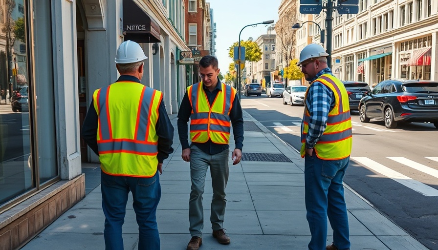 San Francisco local news: city workers on a clean sidewalk.
