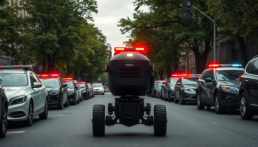 Boulder Colorado hate crime scene with police and bomb robot.