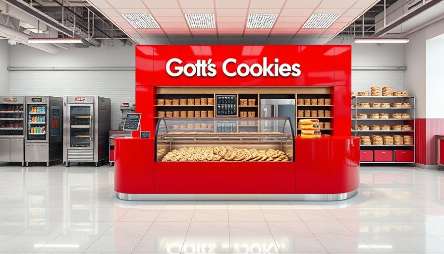 Gott's Cookies counter at Ferry Building with baked goods display.