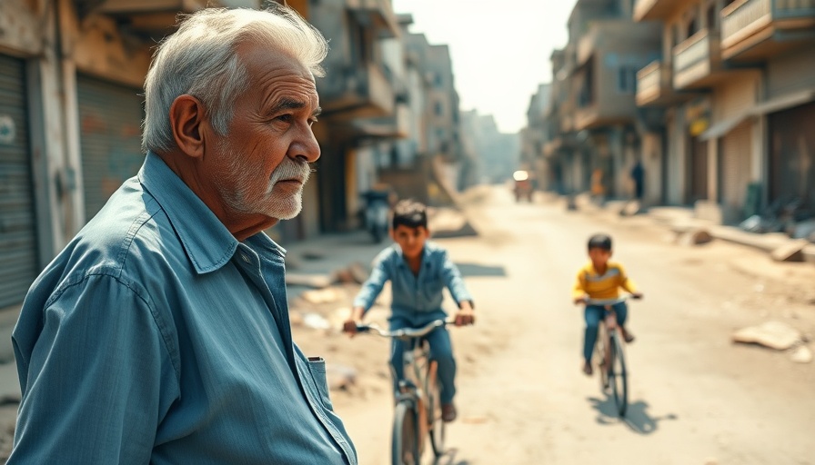 Elderly man and boy on bicycle on dusty African street, Trump Travel Ban Reaction Africa.