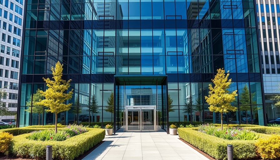 AbbVie's headquarters building, reflecting urban corporate architecture.