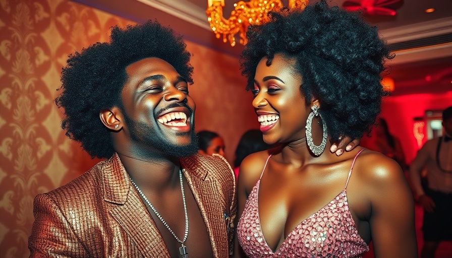 Joyful man with afro at a lively party, Sly Stone music legacy.