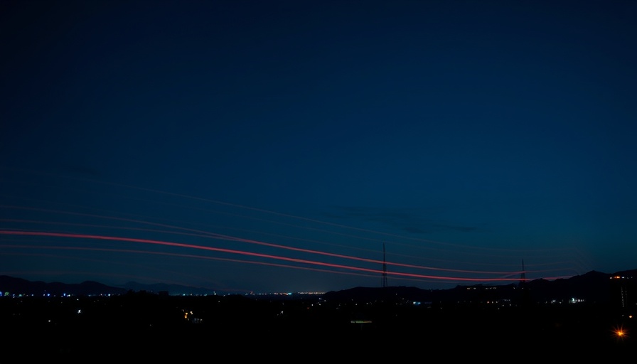 Israel Attacks Iran June 2025: Night sky with fiery streaks over city.