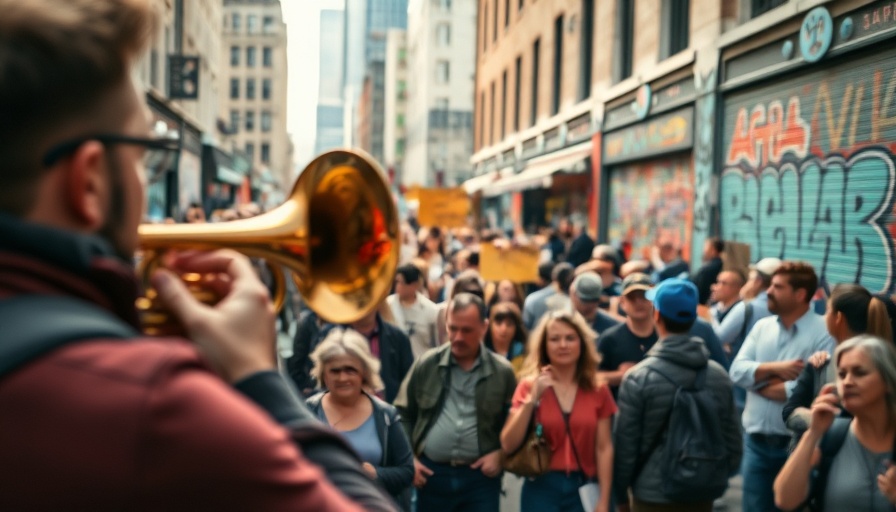 San Francisco local news: Diverse crowd at city protest.