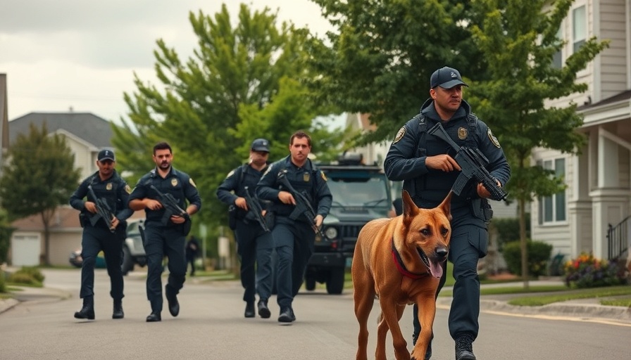 Minnesota shootings suspect targets: Tactical officers and K-9 patrol suburban street.