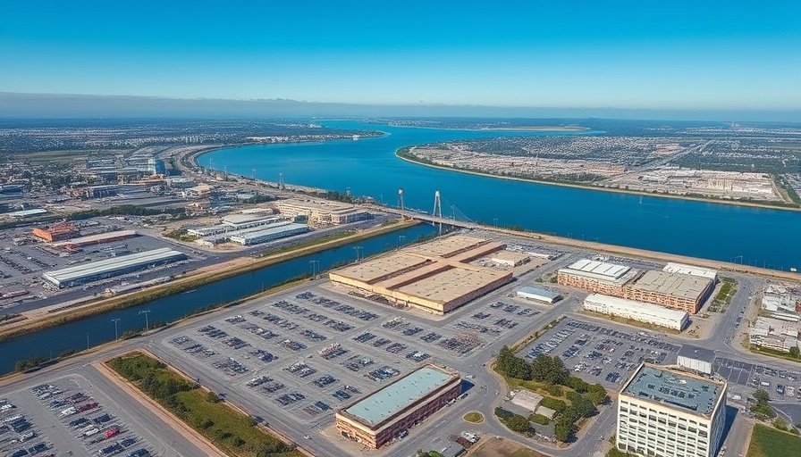 Aerial view of Alameda's former air station in federal takeover context.