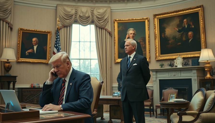 Presidential office discussion on military action in Iran.
