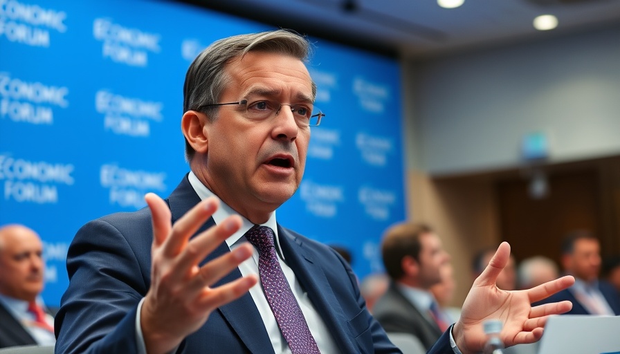 Speaker at Russia economic forum discussing recession warning.