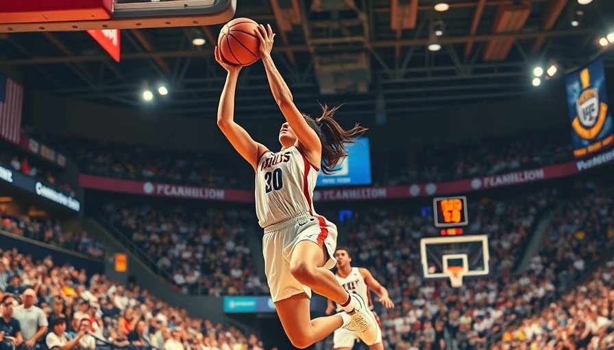 Monique Billings Valkyries starting center in action during a game.