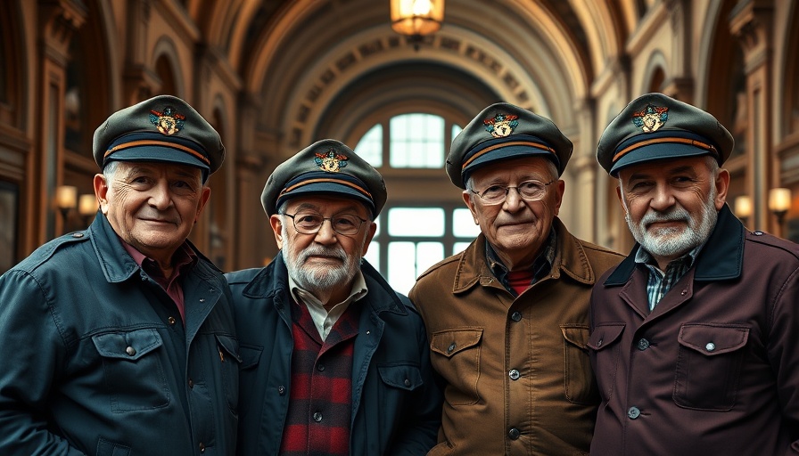 Elderly veterans at a historical event, Trump's Approach to Black History