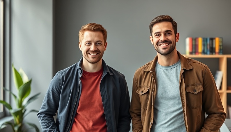 Dan Rogers Asana CEO, two men smiling in an office setting.