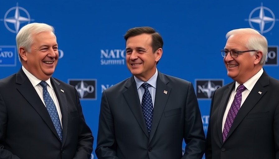 NATO summit leaders discussing defense spending target.