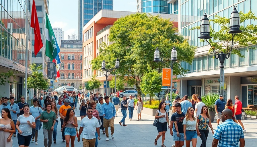 Harvey Milk Plaza redesign featuring diverse community and lively atmosphere.