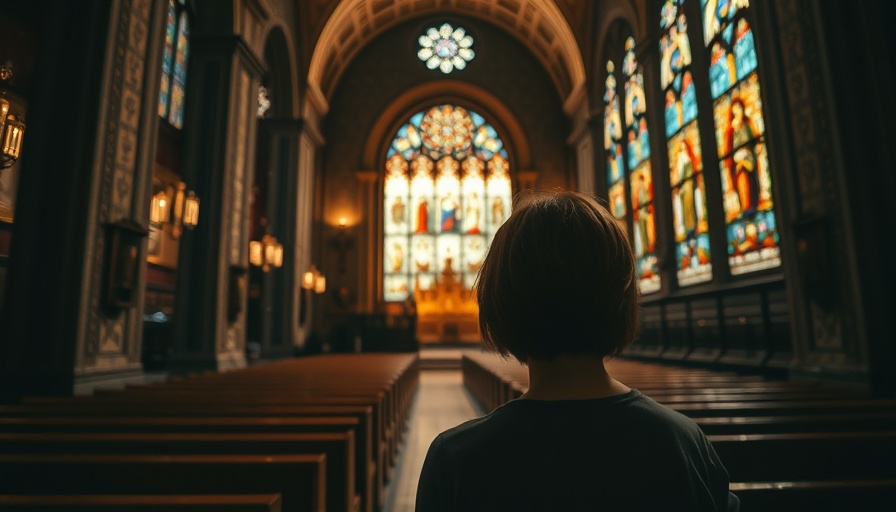 Ornate church interior with stained glass windows, St. Anthony Foundation, San Francisco.