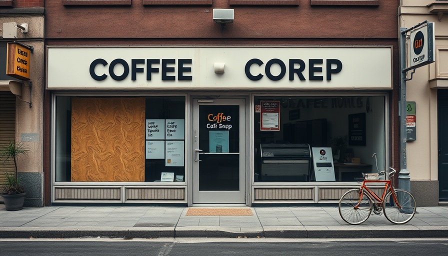 Closed Haraz Coffee House in San Francisco with boarded windows.
