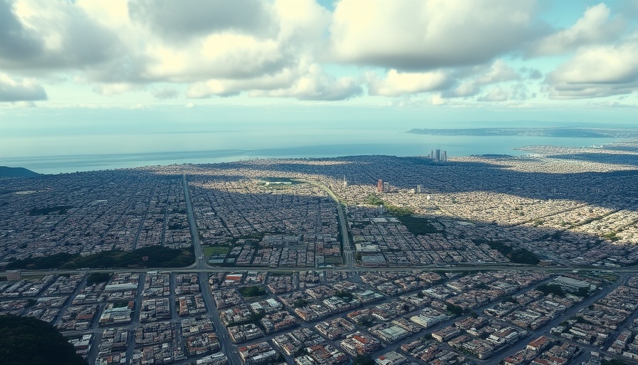 Aerial view of San Francisco cityscape showcasing urban layout and distant ocean.