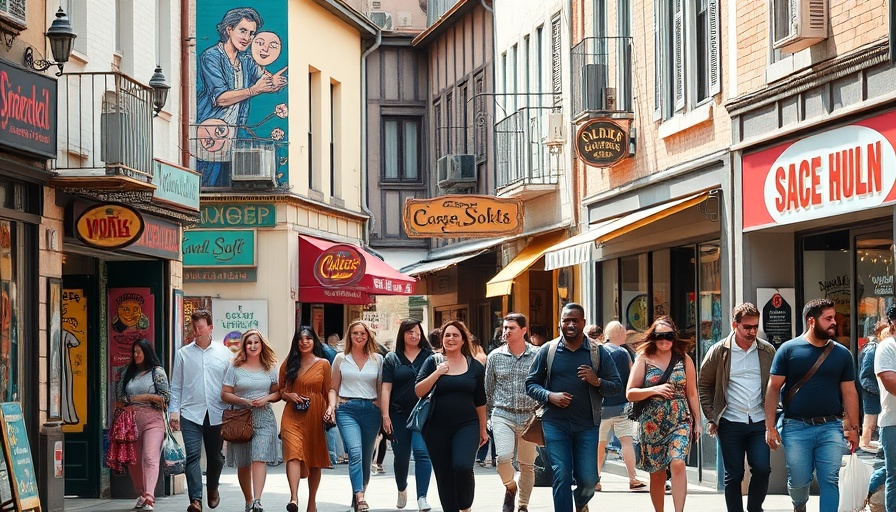 Quaint San Francisco street view with local shops and people.