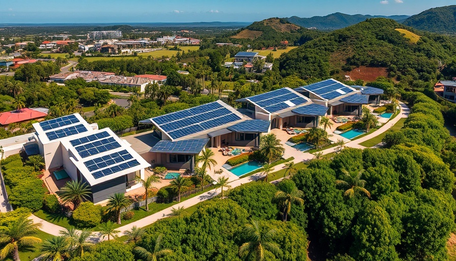 Aerial view of the first Mondrian hotel in Portugal surrounded by lush greenery.