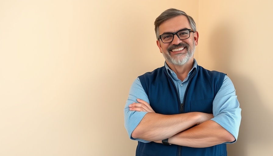 Man smiling indoors, related to Jasper Therapeutics layoffs.