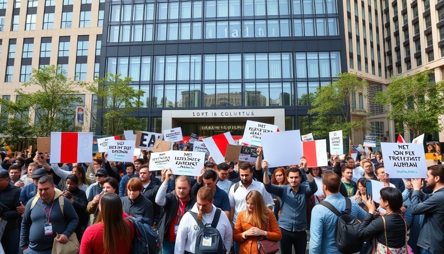Protestors demand transparency at Uber Black Box Fare System demonstration.