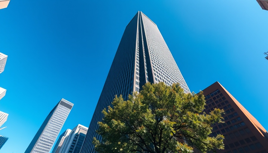 San Francisco skyscraper against blue sky, San Francisco News.