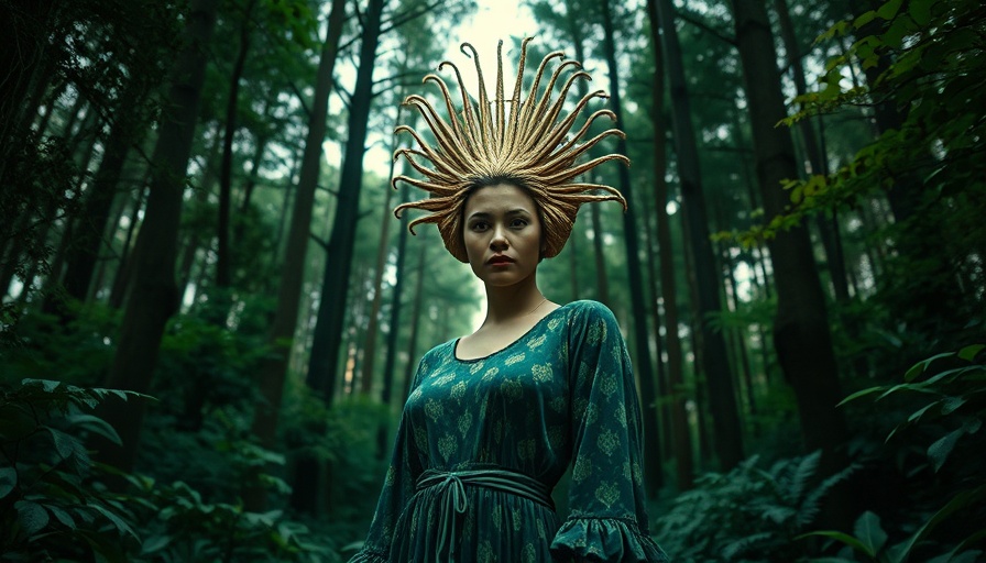 Surreal forest portrait representing San Francisco local news.