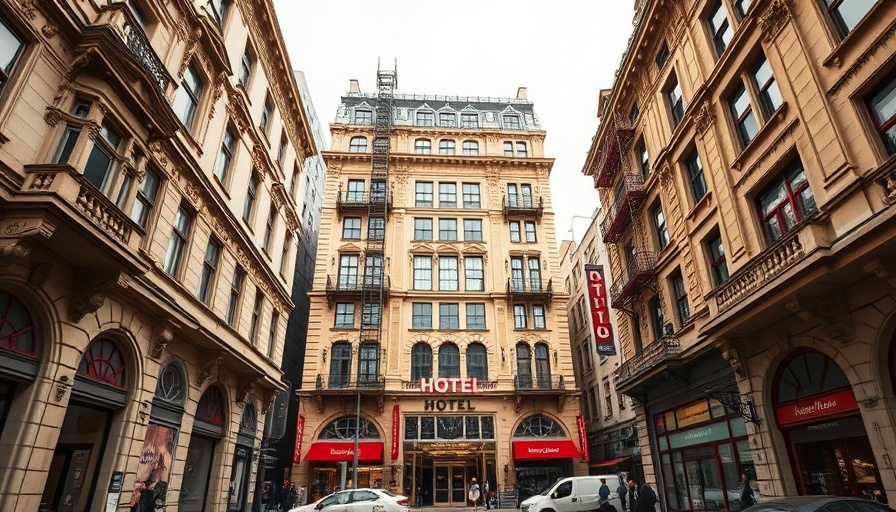 San Francisco hotel building representing investment news.
