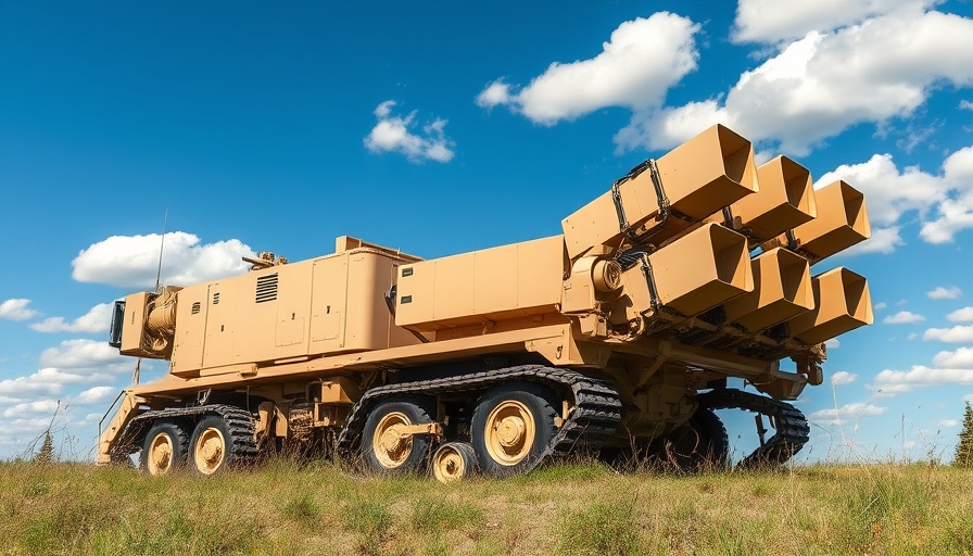 Patriot missile system in Ukraine poised on grassy field.