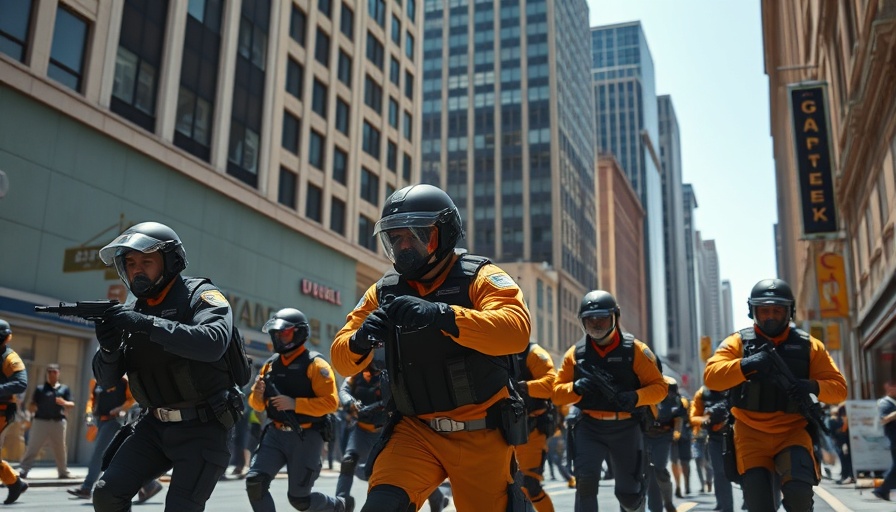San Francisco ICE response protocols demonstration in urban setting