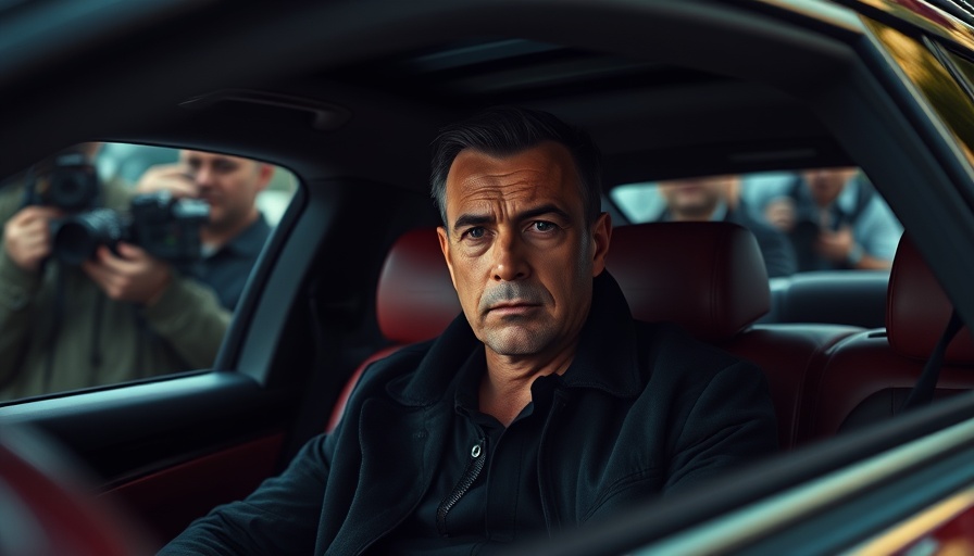 Man in car surrounded by photographers, Bolsonaro ankle monitor news.