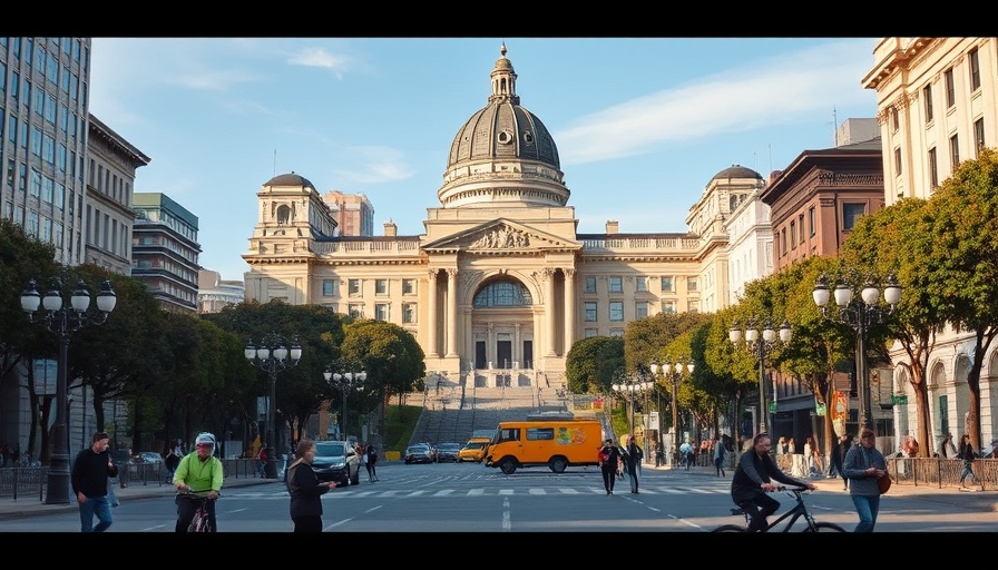 City Hall in San Francisco with people, San Francisco police accountability layoffs scene.