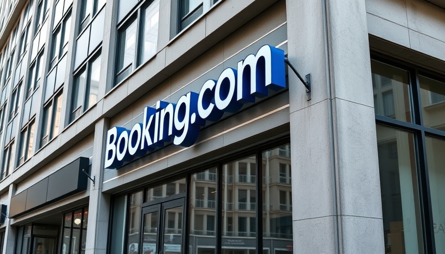 European hotels class action against Booking.com facade image.