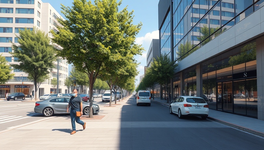 Modern urban street illustrating Oakland permit reforms.